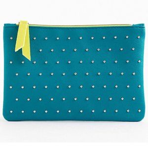 🌷 3 / $9- New IPSY green studded cosmetic bag 🌷